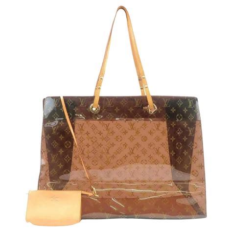 clear louis vuitton bag|louis vuitton canteen bag.